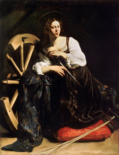 Santa Catarina de Alexandria de Michelangelo Merisi Caravaggio